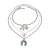 Jewelry Alloy Pendant Necklace Retro Animal Zodiac Electroplating Clavicle Chain For Women
