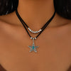 Jewelry Alloy Pendant Necklace With Geometric Pattern And Electroplating For Women