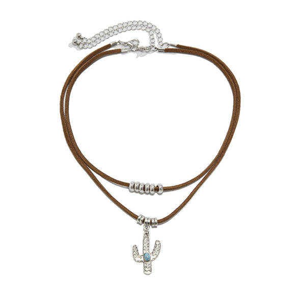 Jewelry Alloy Pendant Necklace With Geometric Pattern And Electroplating For Women