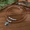 Jewelry Alloy Pendant Necklace With Geometric Pattern And Electroplating For Women