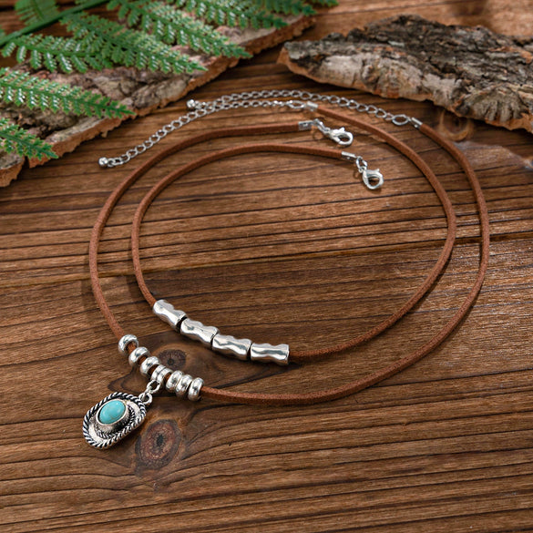 Jewelry Alloy Pendant Necklace With Geometric Pattern And Electroplating For Women