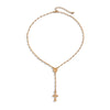 Jewelry Alloy Pendant Necklace With Geometric Pattern Copper Chain Electroplated For Women