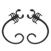 Jewelry Alloy Punk Animal Scorpion Clip Earrings Electroplating