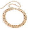 Jewelry Alloy Punk Hiphop Exaggerated Body Chain Waist Chain For Female