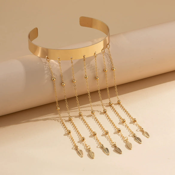 Jewelry Alloy Retro Fashion Multilayer Direction Arrow Tassel Arm And Leg Chain Electroplating Women's