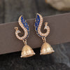Jewelry Alloy Retro Peacock Lantern Earrings With Diamond Design