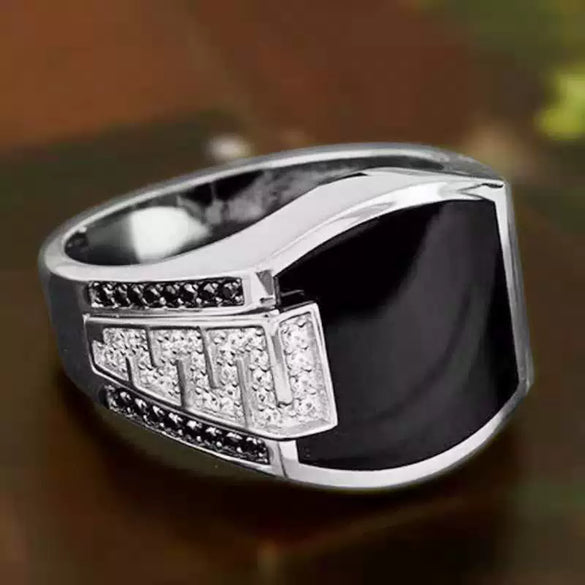 Jewelry Alloy Ring Geometric Style Electroplating Unisex