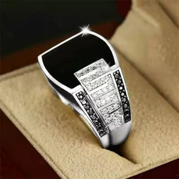 Jewelry Alloy Ring Geometric Style Electroplating Unisex