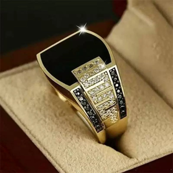 Jewelry Alloy Ring Geometric Style Electroplating Unisex