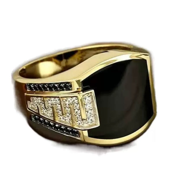 Jewelry Alloy Ring Geometric Style Electroplating Unisex