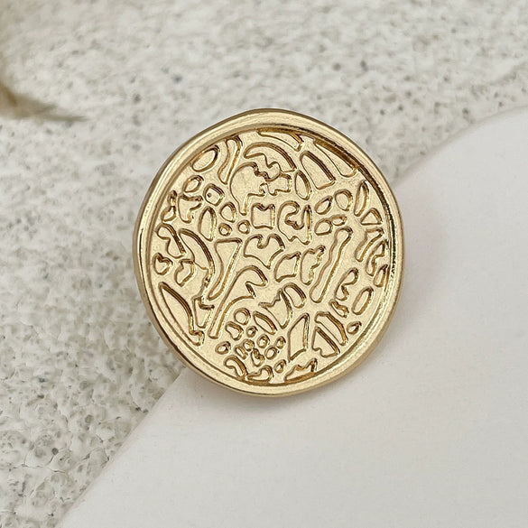 Jewelry Alloy Rings Geometric Pattern Electroplating Women's