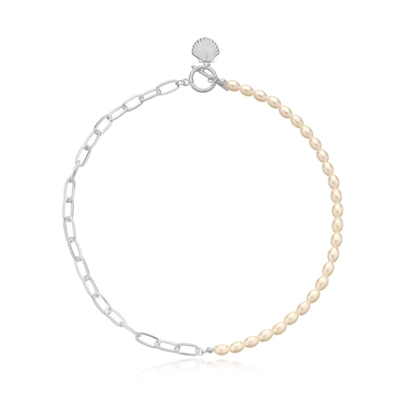 Jewelry Alloy Shell Scallop Pendant Necklace With Electroplating Treatment