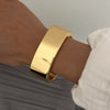 Jewelry Alloy Smooth Hammer Bracelet Exaggerated Hiphop Style Electroplated