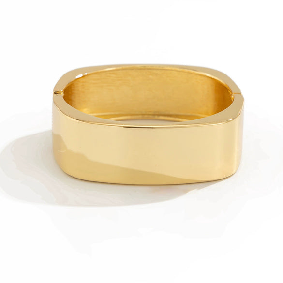 Jewelry Alloy Smooth Hammer Bracelet Exaggerated Hiphop Style Electroplated
