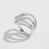 Jewelry Alloy Spring Bracelet Irregular Water Drop Shape Electroplating Minimalist Style