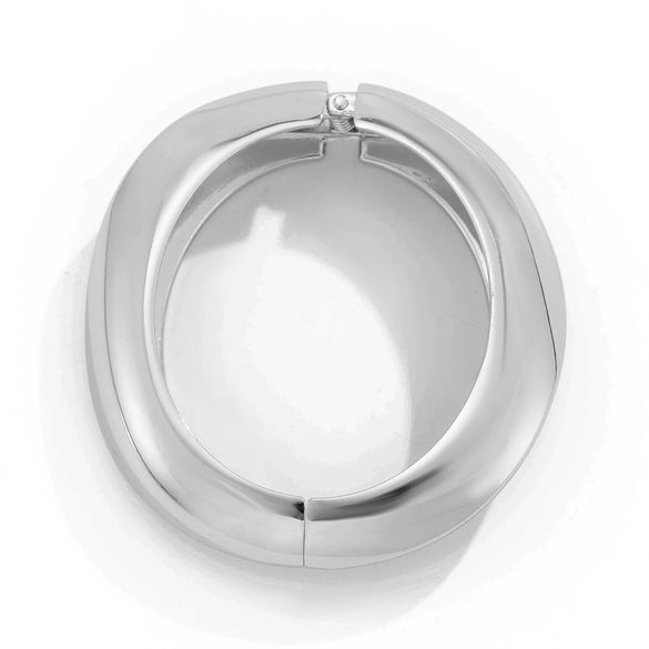 Jewelry Alloy Spring Bracelet Irregular Water Drop Shape Electroplating Minimalist Style