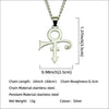 Jewelry Alloy Stainless Steel Geometric Cross Symbol Pendant Cuban Chain Electroplated Personality Necklace