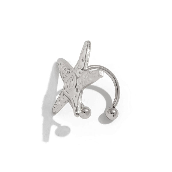 Jewelry Alloy Starfish Geometric Simple Electroplating Earring Suit For Women