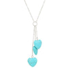 Jewelry Alloy Stone Love Drops Bell Pattern Electroplating Earrings Necklace