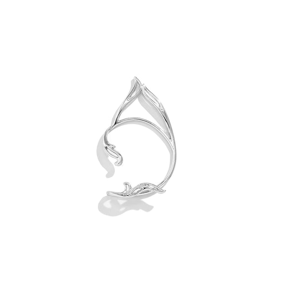Jewelry Alloy Threedimensional Cat Ear Elf Ear Clip Creative Simple Hollow Geometric Electroplated For Women