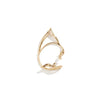 Jewelry Alloy Threedimensional Cat Ear Elf Ear Clip Creative Simple Hollow Geometric Electroplated For Women