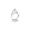 Jewelry Alloy Threedimensional Cat Ear Elf Ear Clip Creative Simple Hollow Geometric Electroplated For Women