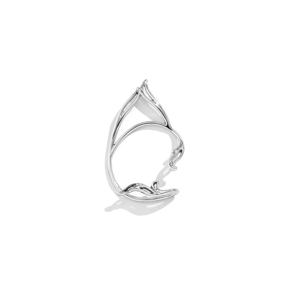Jewelry Alloy Threedimensional Cat Ear Elf Ear Clip Creative Simple Hollow Geometric Electroplated For Women