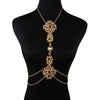 Jewelry Alloy Water Wave Chain Mixed Gem Inlay Flowers Style Women's
