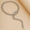 Jewelry Aluminum Alloy Geometric Grinding Electroplating Clavicle Chain Necklace
