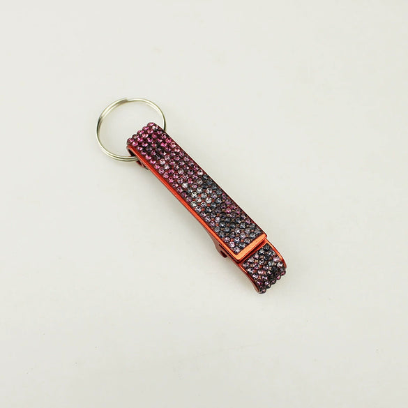 Jewelry Aluminum Alloy Minimalist Beer Keychain Bottle Opener