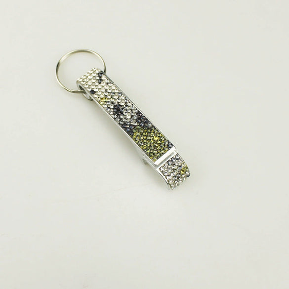 Jewelry Aluminum Alloy Minimalist Beer Keychain Bottle Opener
