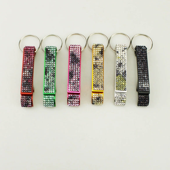Jewelry Aluminum Alloy Minimalist Beer Keychain Bottle Opener