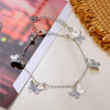 Jewelry Anklet Alloy Geometric Hollow Butterfly Pendant Handmade