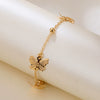 Jewelry Anklet Alloy Geometric Hollow Butterfly Pendant Handmade