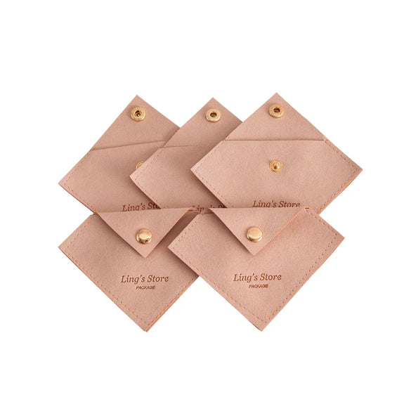 Jewelry Bag Cloth Square Microfiber Storage For Necklace Ring