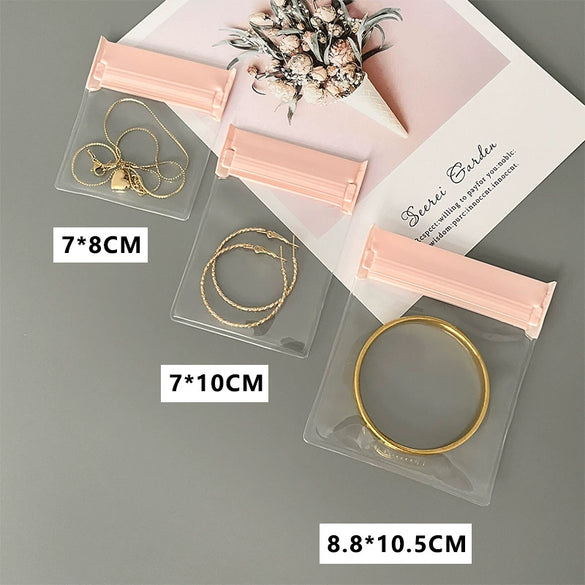 Jewelry Bag Soft Eva Antioxidation Sealed Bag For Earrings And Necklaces Storage