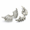 Jewelry Bead Buckle Diy Micro Inlay Accessories Angel Wings Copper Electroplating Connector Bracelet