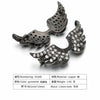 Jewelry Bead Buckle Diy Micro Inlay Accessories Angel Wings Copper Electroplating Connector Bracelet