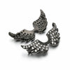 Jewelry Bead Buckle Diy Micro Inlay Accessories Angel Wings Copper Electroplating Connector Bracelet
