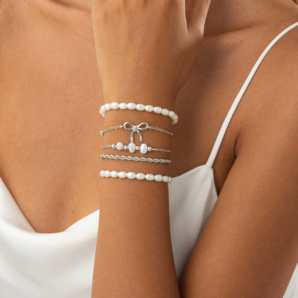 Jewelry Beaded Cross Bracelet With Star Pattern Ccb Metal Electroplated For Women