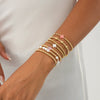 Jewelry Beaded Cross Bracelet With Star Pattern Ccb Metal Electroplated For Women