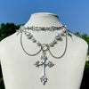 Jewelry Beaded Necklace With Fruit Pattern And Artificial Crystal Pendant Handmade For Women