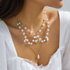 Jewelry Beaded Necklace With Fruit Pattern And Artificial Crystal Pendant Handmade For Women