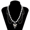 Jewelry Beaded Necklace With Fruit Pattern And Artificial Crystal Pendant Handmade For Women