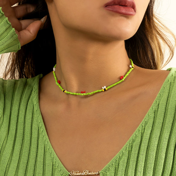 Jewelry Beads Geometric Ball Chain Singlelayer Necklace