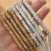 Jewelry Black Gallstone Cut Angle Wave Spacer Gasket Beaded Accessories Material Electroplated