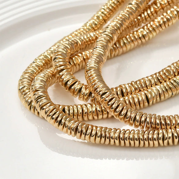 Jewelry Black Gallstone Cut Angle Wave Spacer Gasket Beaded Accessories Material Electroplated