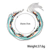 Jewelry Bohemian Color Rice Beads Multilayer Stacked Conventional Chain Geometric Women's Necklace