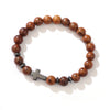 Jewelry Bohemian Cross Bracelet Pu Leather Geometric Electroplating Women's