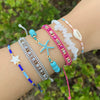 Jewelry Bohemian Handwoven Bracelets Copper Plastic Starfish Fivepointed Star Design